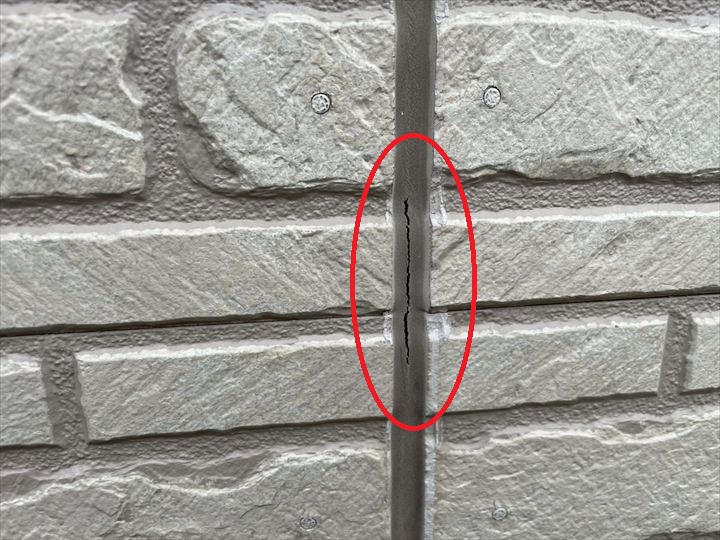 目地のひび割れ